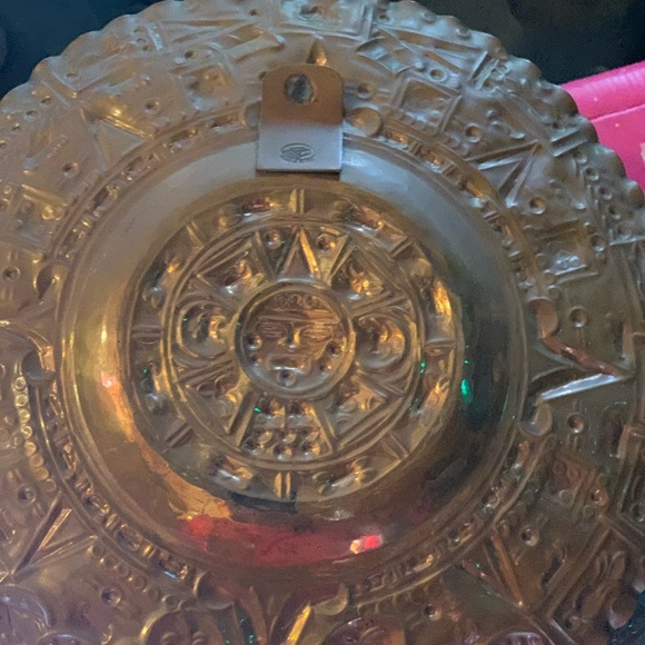 Vintage Copper like Sun Wall Art Aztec calendar 2 in 1 bundle - Picture 6 of 12